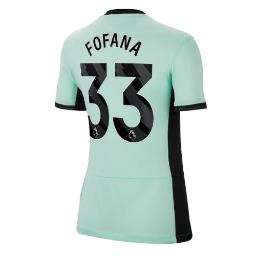 Fotballdrakt Dame Chelsea Wesley Fofana #33 Tredjedrakt 2023-24 Kortermet